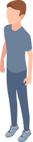 中学生男子